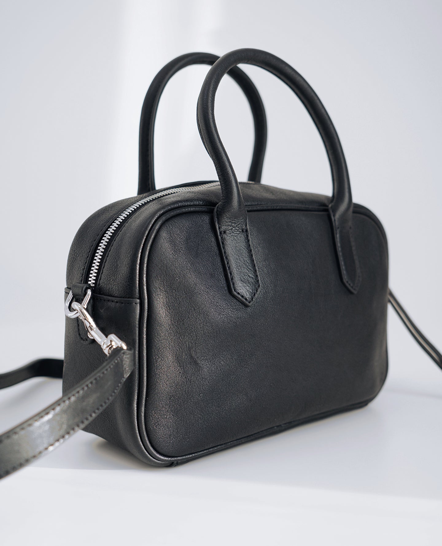 full grain mini tote